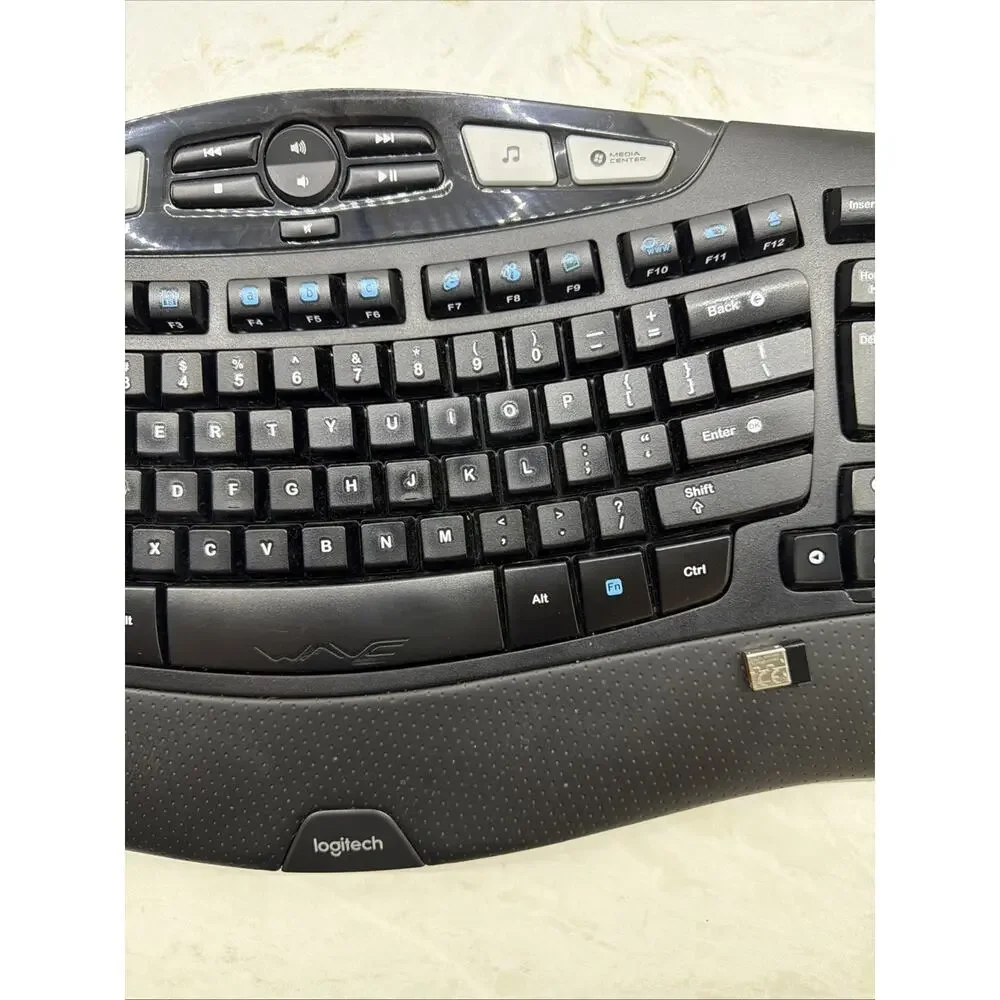 Logitech MK550 Comfort Wave K350 Wireless Keyboard & Mouse Combo W/ Unify Dongle